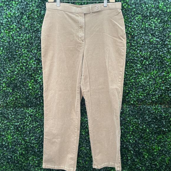 Westbound, Stretch, Corduroy, Tan, Women’s size 14S - Picture 1 of 5